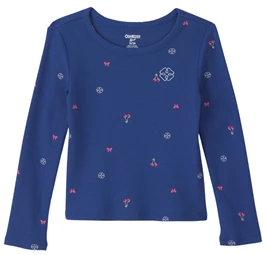  Bluza cu maneca lunga Navy