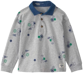  Bluza polo cu maneca lunga Teddy
