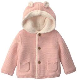  Cardigan tricotat cu captuseala Baby Pink