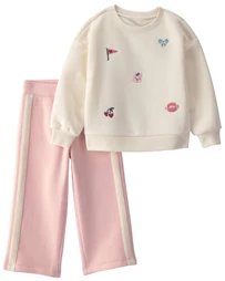  Set 2 piese Cream - hanorac si pantaloni de trening