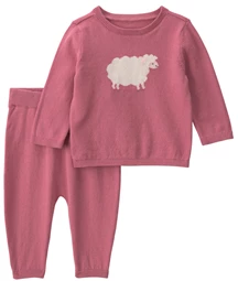  Set 2 piese Sheep - pulover subtire si pantaloni