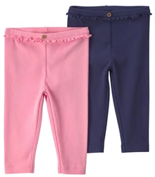  Set 2 perechi de pantaloni Pink & Navy