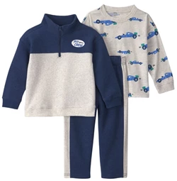  Set 3 piese Pit Crew - hanorac, pantaloni si bluza