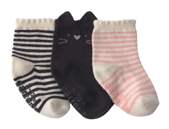  Set 3 perechi de sosete Kitty