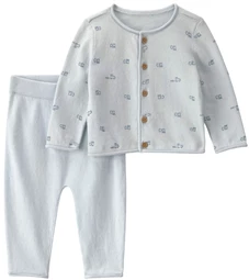  Set 2 piese Train - cardigan si pantaloni