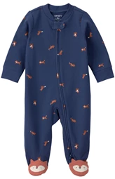  Хлопковая пижама с закрытыми ножками Cutie Fox