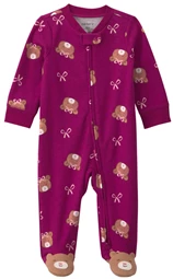  Хлопковая пижама с закрытыми ножками Teddy Bows
