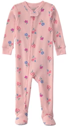  Pijama cu talpa Tiny Flowers