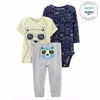  Set 3 piese Ursulet - body, tricou si pantaloni