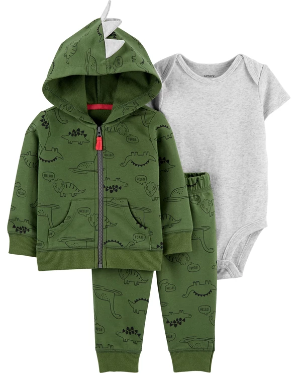  Set 3 piese Hanorac, body si pantaloni Dino