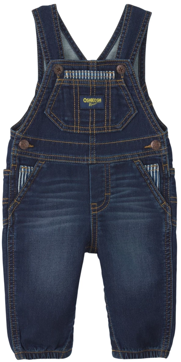  Salopeta din denim Dark Wash