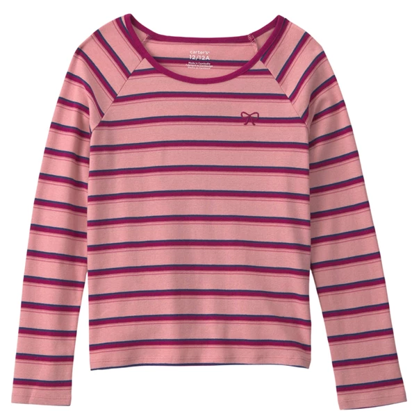  Bluza cu maneca lunga cu dungi