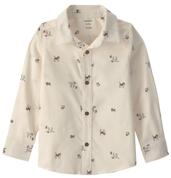  Camasa cu maneca lunga Dog Print