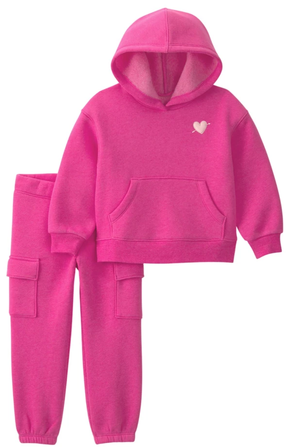  Set 2 piese You Go Girl - hoodie si pantaloni de trening