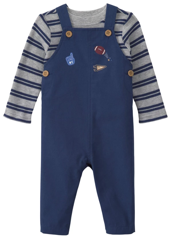  Set 2 piese Sports - salopeta lunga si bluza