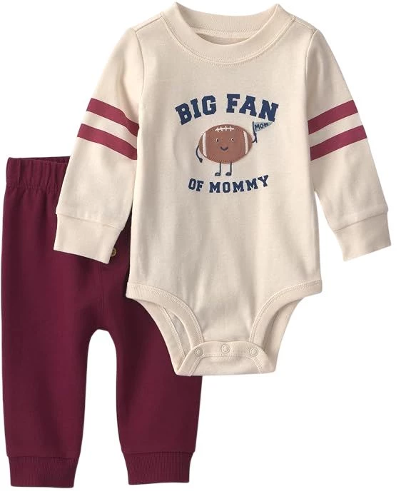  Комплект 2 в 1 Big Fan of Mommy - боди и брюки