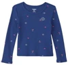  Bluza cu maneca lunga Navy