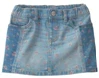  Fustita din denim cu imprimeu floral
