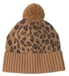  Шапка с помпоном Leopard