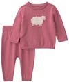  Set 2 piese Sheep - pulover subtire si pantaloni