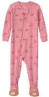  Pijama cu talpa din bumbac Teddy Bows