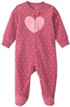  Pijama cu talpa Tiny Hearts