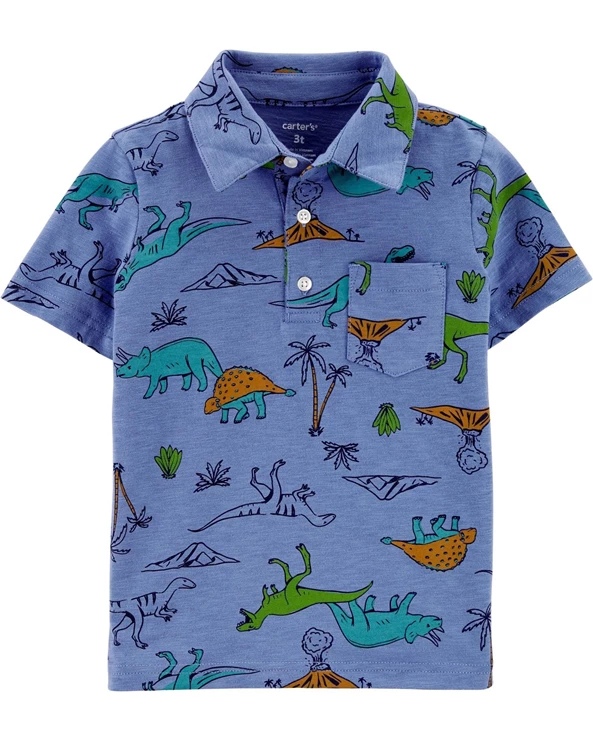  Tricou tip polo Dinozauri