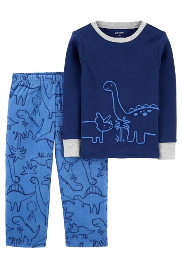  Set 2 piese Pijama Dinozauri