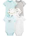  Set 5 piese - body Litere/animalute/slogan