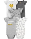  Set 5 piese - body cu maneca scurta