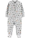  Pijama gri cu dinozauri