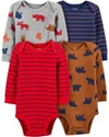  Set 4 piese Body bebe Animale, dungi