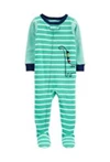  Pijama bebe Dinozaur cu dungi