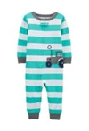  Pijama bebe cu fermoar Tractor