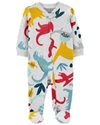  Pijama cu fermoar reversibil Dinozauri