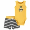  Set 2 piese Body si pantaloni scurti Ananas