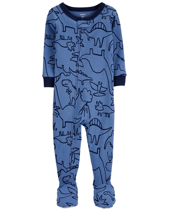  Pijama cu fermoar Dinozauri