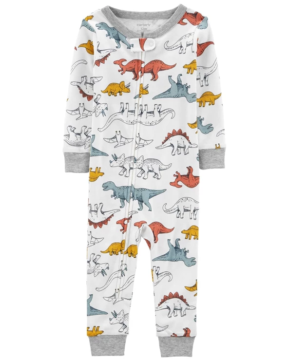  Pijama cu fermoar Dinozauri