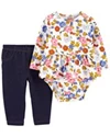  Set 2 piese Body si pantaloni Flori