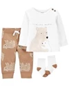  Set 3 piese Bluza, pantaloni si sosete Urs