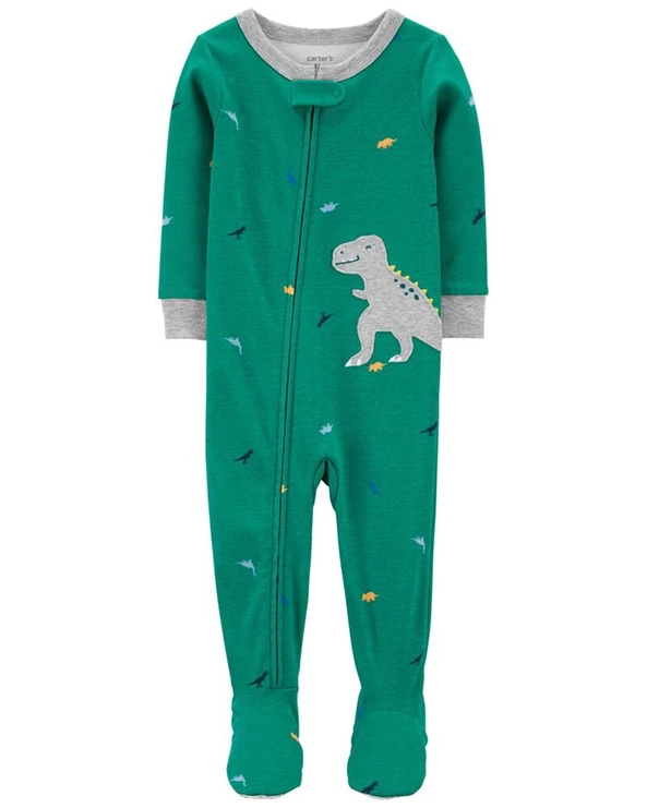  Pijama cu fermoar Dinozaur