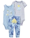  Set 3 piese Pantaloni si 2 body Rac