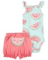  Set 2 piese Body si pantaloni scurti Pepene