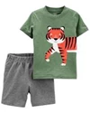  Set 2 piese Tricou si pantaloni scurti Tigru