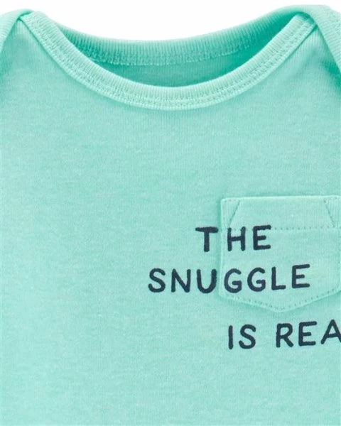  Set 3 piese Snuggle - body, tricou si pantaloni scurti