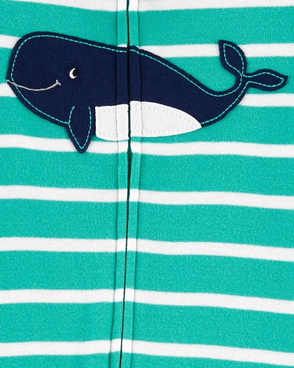  Pijama albastra Balena