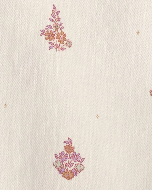  Salopeta cu maneca scurta cu imprimeu floral