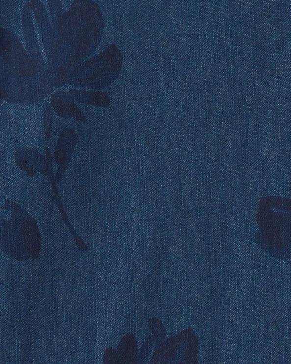  Платье-рубашка с длинными рукавами Dark Wash