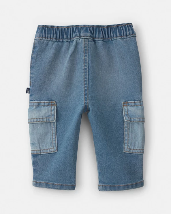  Blugi cargo Medium Wash