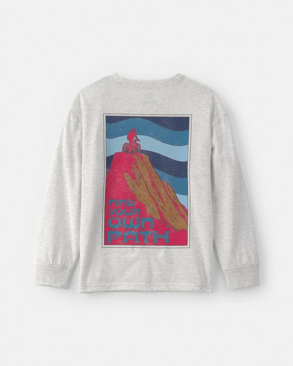  Bluza cu maneca lunga cu imprimeu